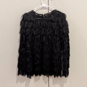 Endless Rose Eyelash Textured Top with Back Zipper